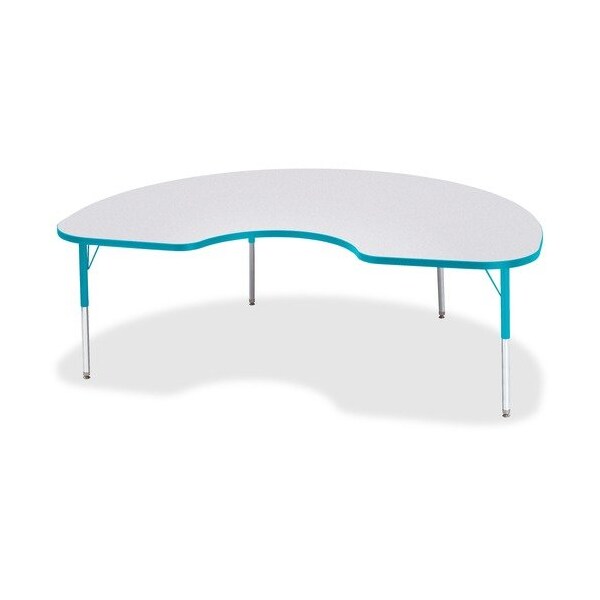 Jonti-Craft TABLE, KIDNEY, 48X72, GY/TL JNT6423JCE005 - main